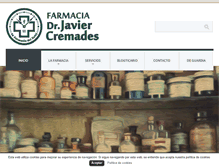 Tablet Screenshot of farmaciacremades.com